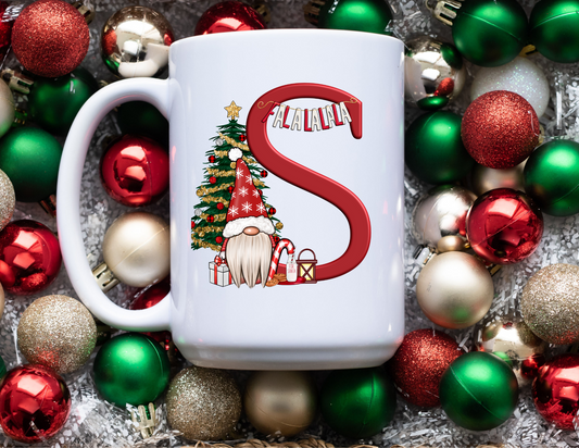 Letter Christmas Mug 11oz