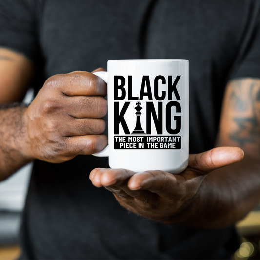 Black King & Queen Coffee Mugs